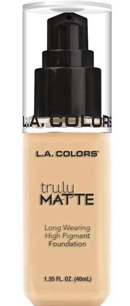 L.A. Colors Truly Matte Fond de teint en porcelaine 30 ml